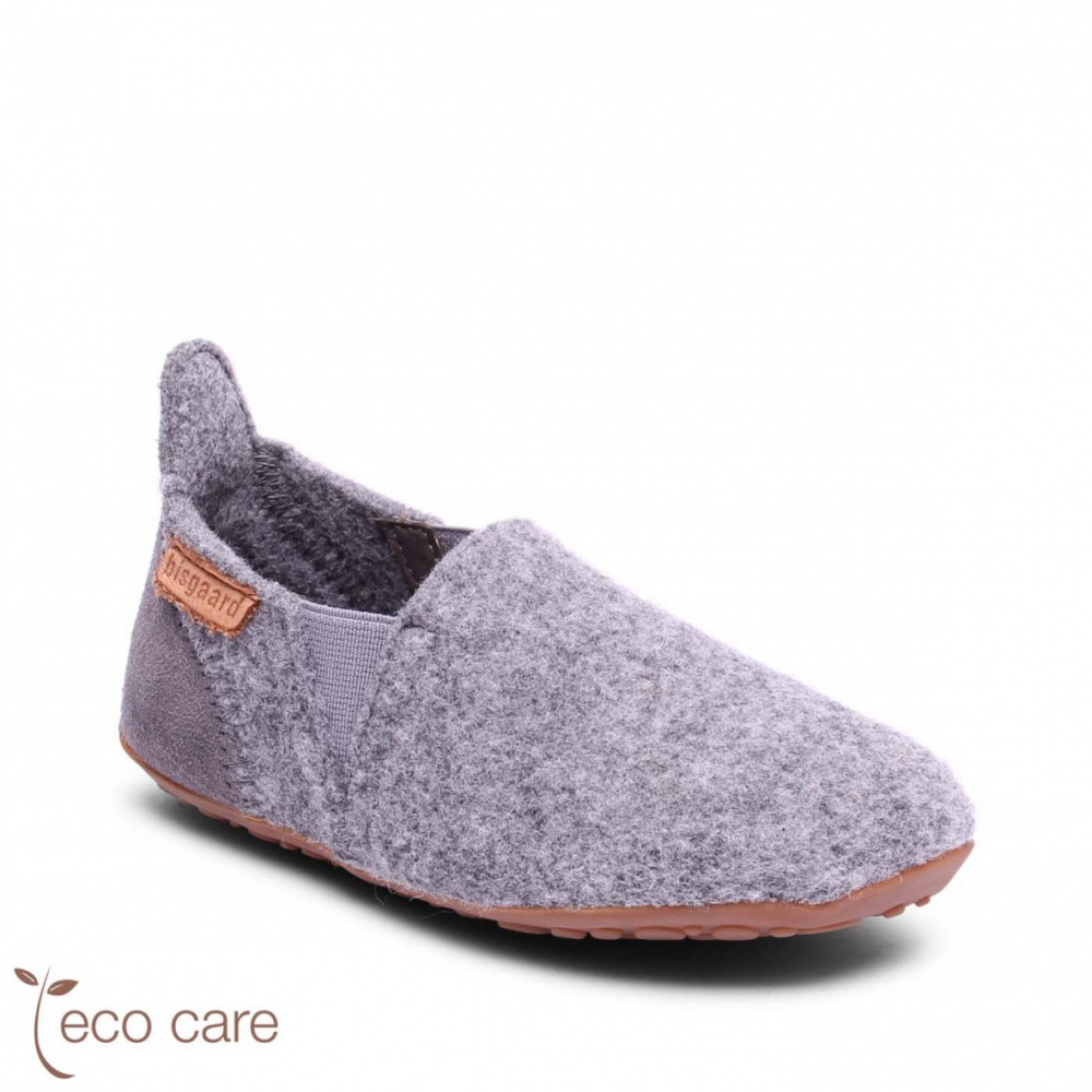 Bisgaard Unisex Wool Sailor Slippers voor kinderen, camel, 33 EU