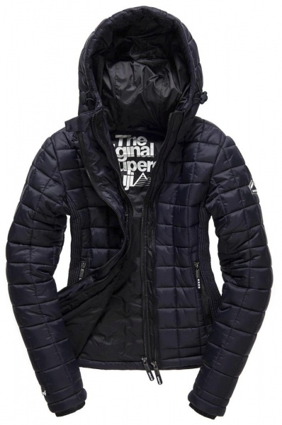 Superdry hooded box quilt fuji store